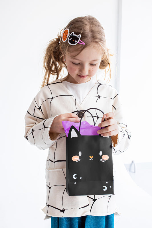 [PartyDeco]Gift bag Cat, mix, 8x14x18 cm