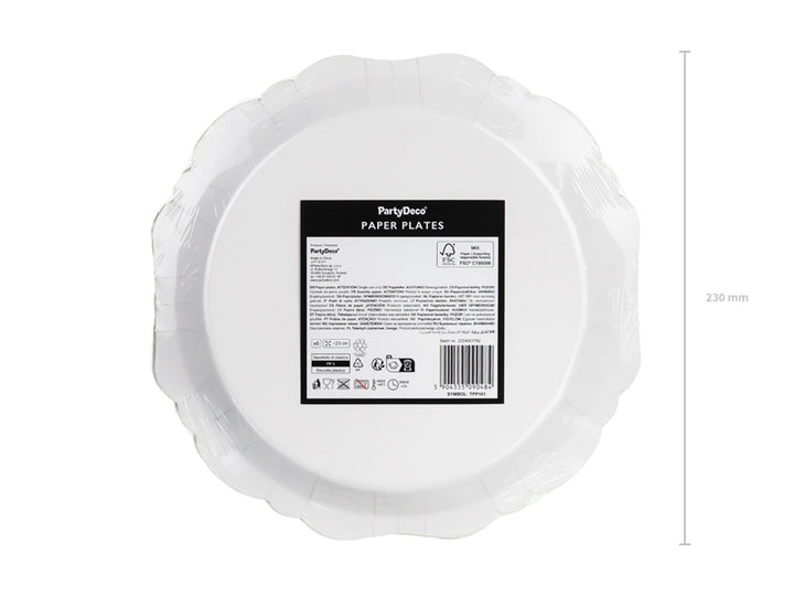 [PartyDeco]Spider Plates, 23 cm, mix