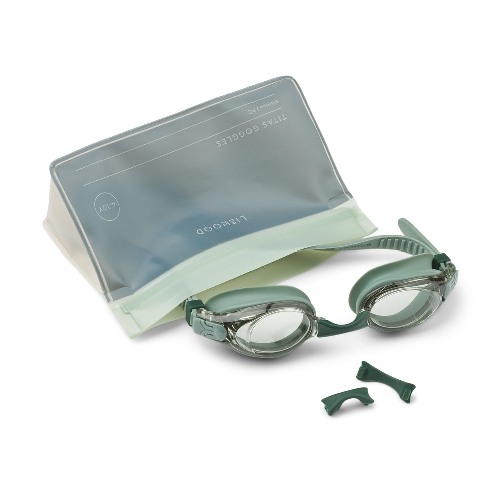 [Liewood] Titas Swim Goggles - Peppermint / Garden Green
