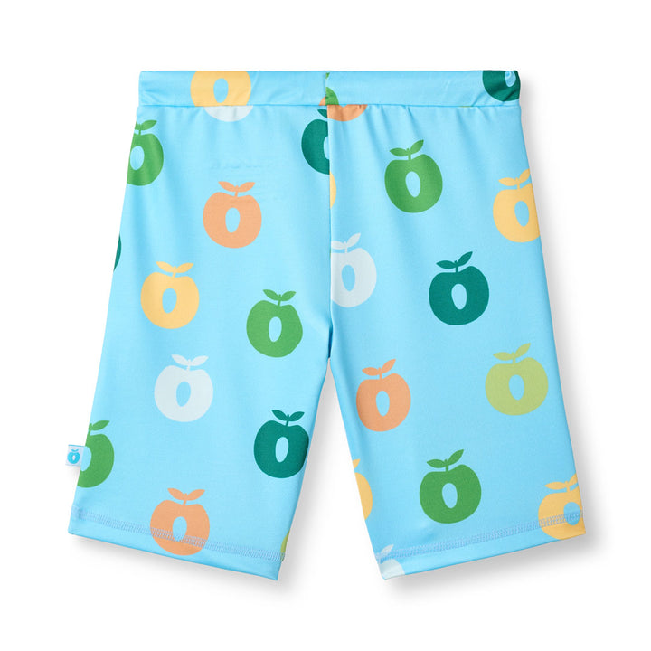 [Smafolk] UV50 Swimming Trunks With Apple - Polo Blue