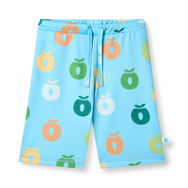 [Smafolk] UV50 Swimming Trunks With Apple - Polo Blue