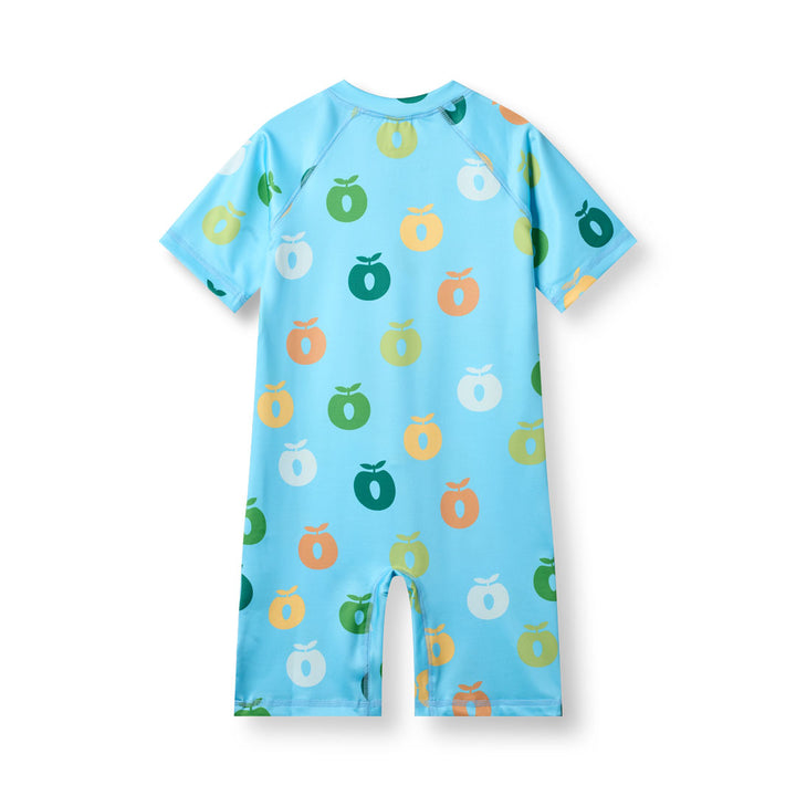 [Smafolk] UV50 Swimming Suit With Apple - Polo Blue