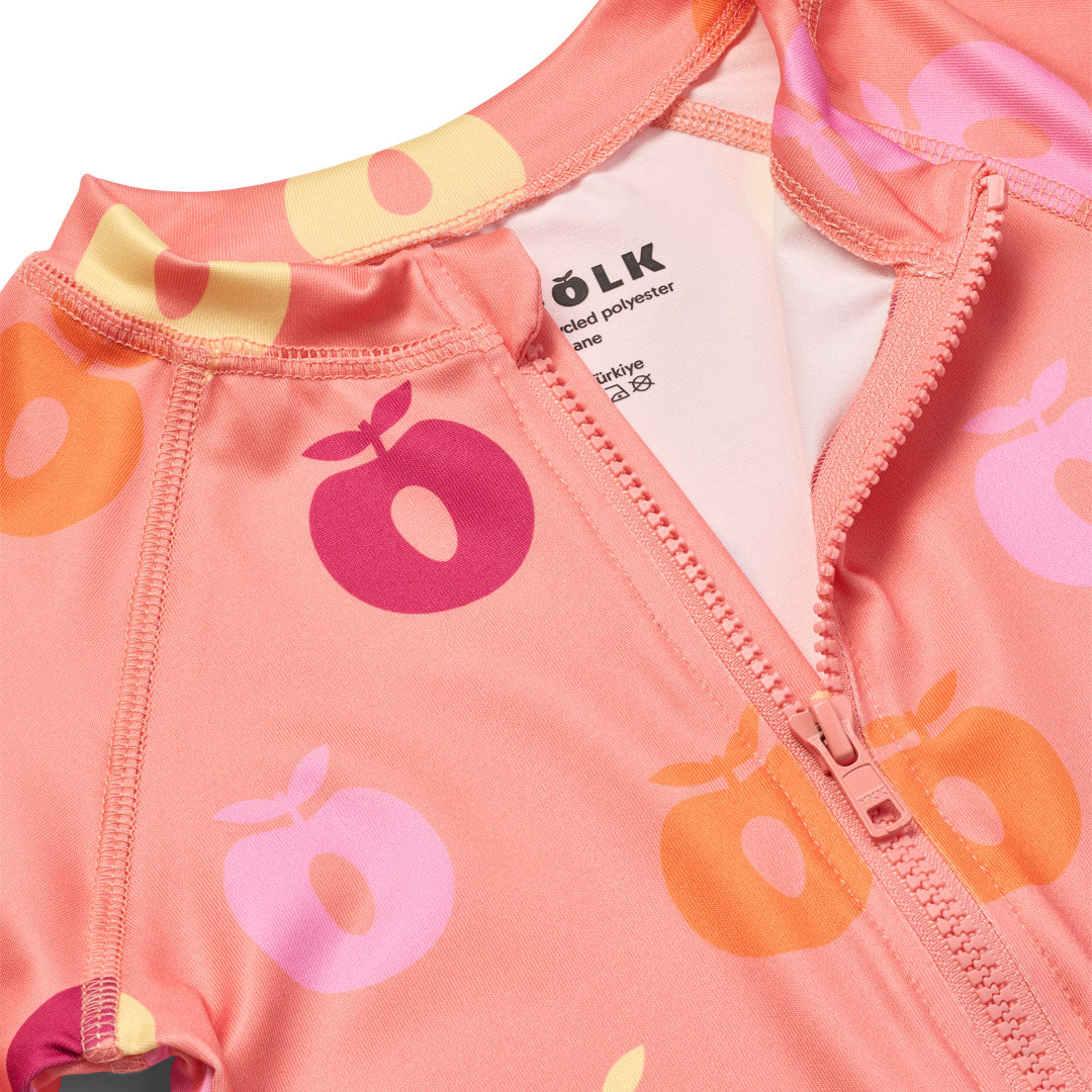 [Smafolk] UV50 Swimming Suit With Apple - Warm Blush