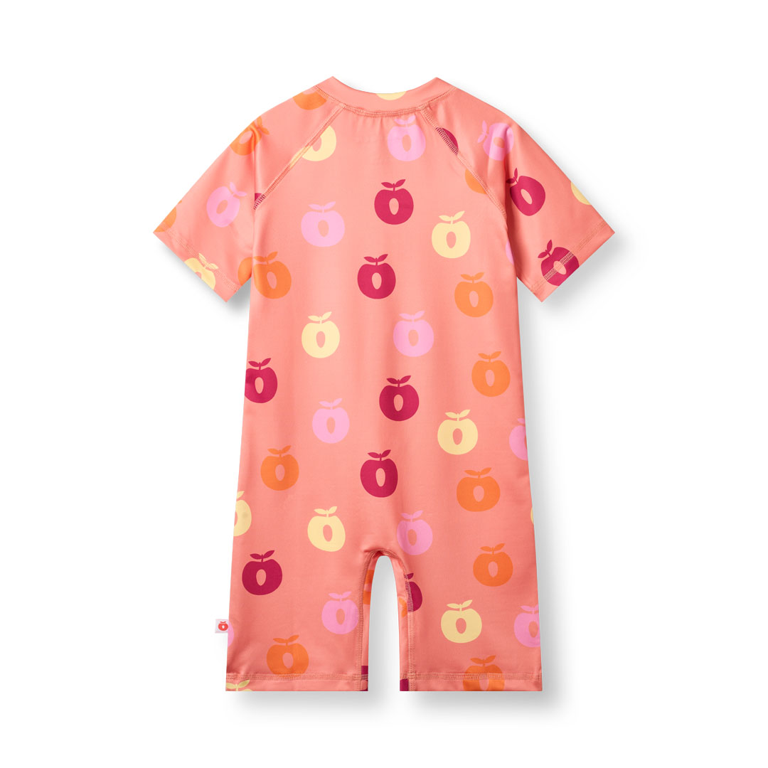 [Smafolk] UV50 Swimming Suit With Apple - Warm Blush