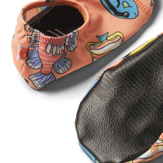 [Smafolk] Bathing Shoes For Children With Fish - Papaya