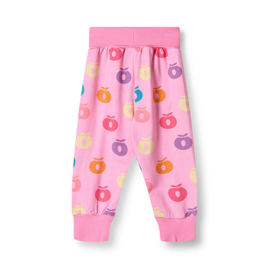 [Smafolk] Ulm Baby Pants with Apple - Pink Lilac