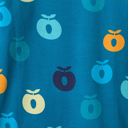 [Smafolk] Ulm Long Sleeve Body With Apple - Solid Blue