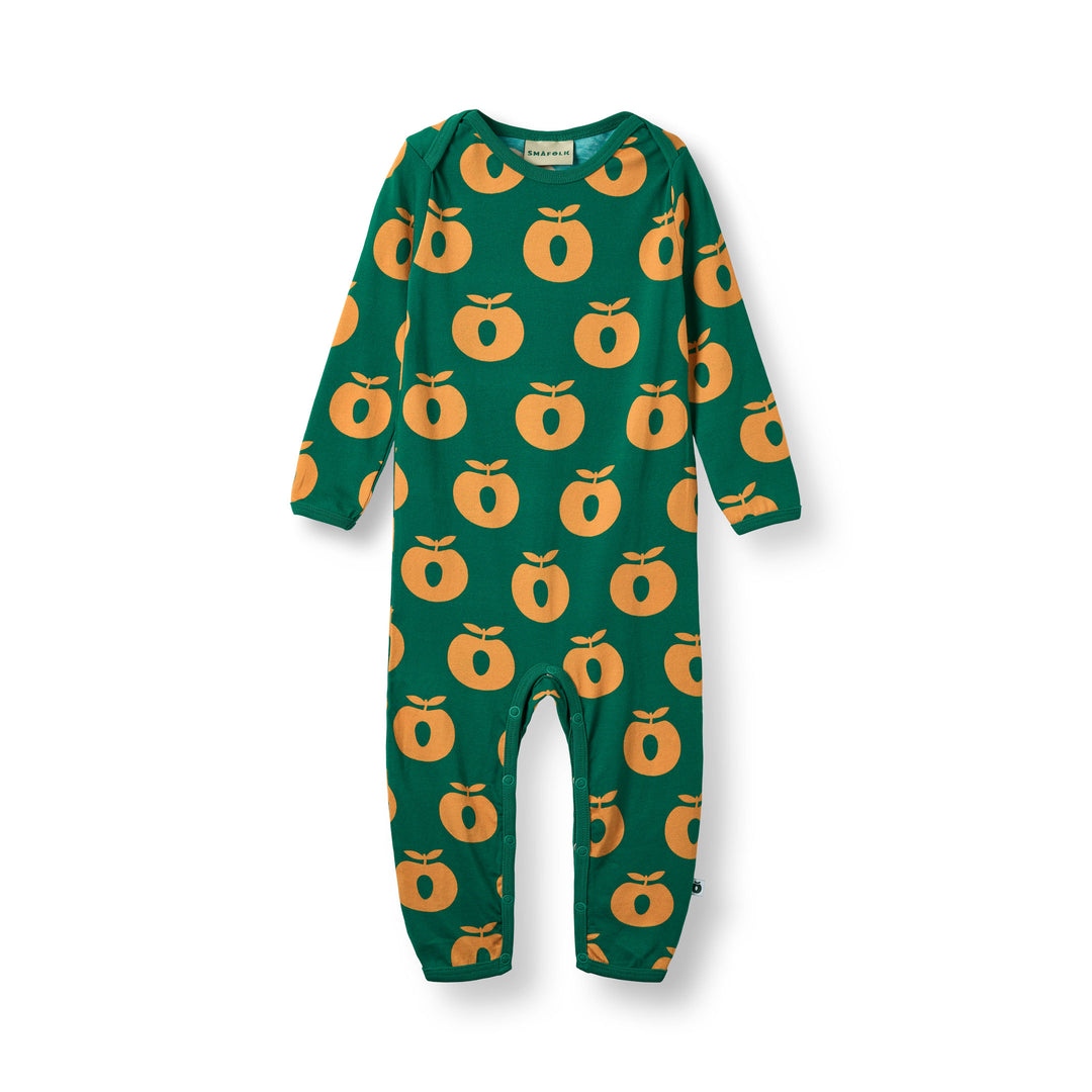[Smafolk] Ulm Long Bodysuit with Apple -Cedar Tree