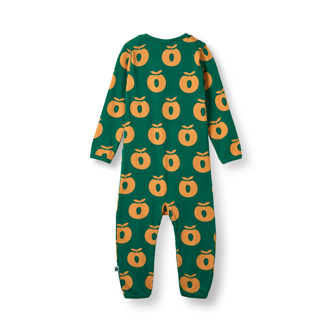 [Smafolk] Ulm Long Bodysuit with Apple -Cedar Tree