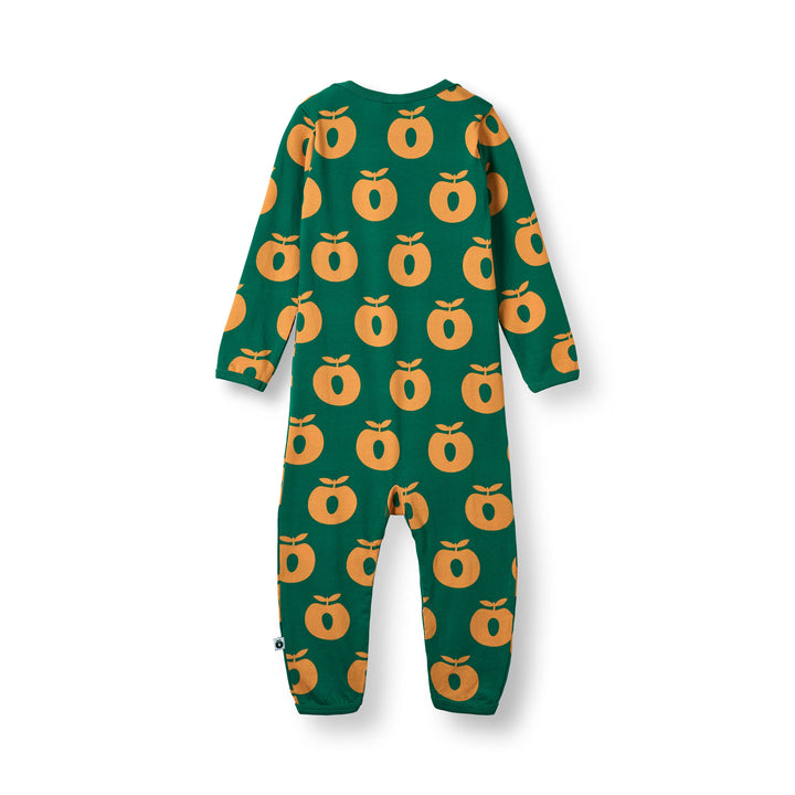 [Smafolk] Ulm Long Bodysuit with Apple -Cedar Tree