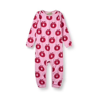 [Smafolk] Ulm Long Bodysuit with Apple -Pink lilac