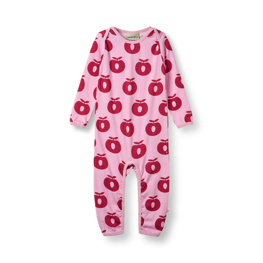 [Smafolk] Ulm Long Bodysuit with Apple -Pink lilac