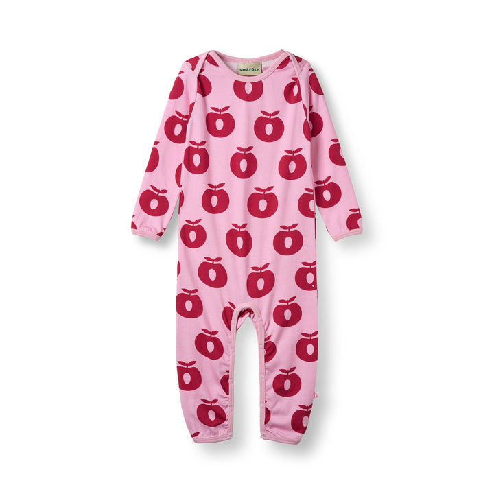 [Smafolk] Ulm Long Bodysuit with Apple -Pink lilac