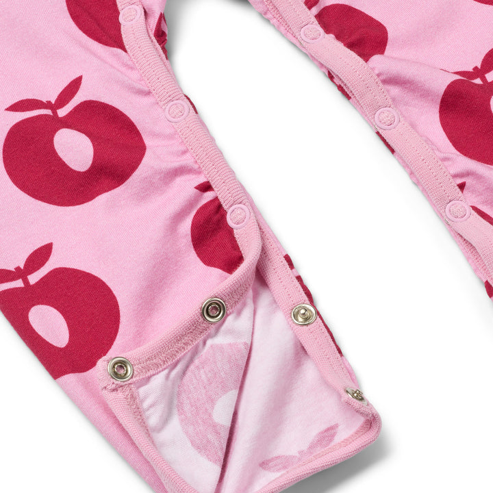 [Smafolk] Ulm Long Bodysuit with Apple -Pink lilac