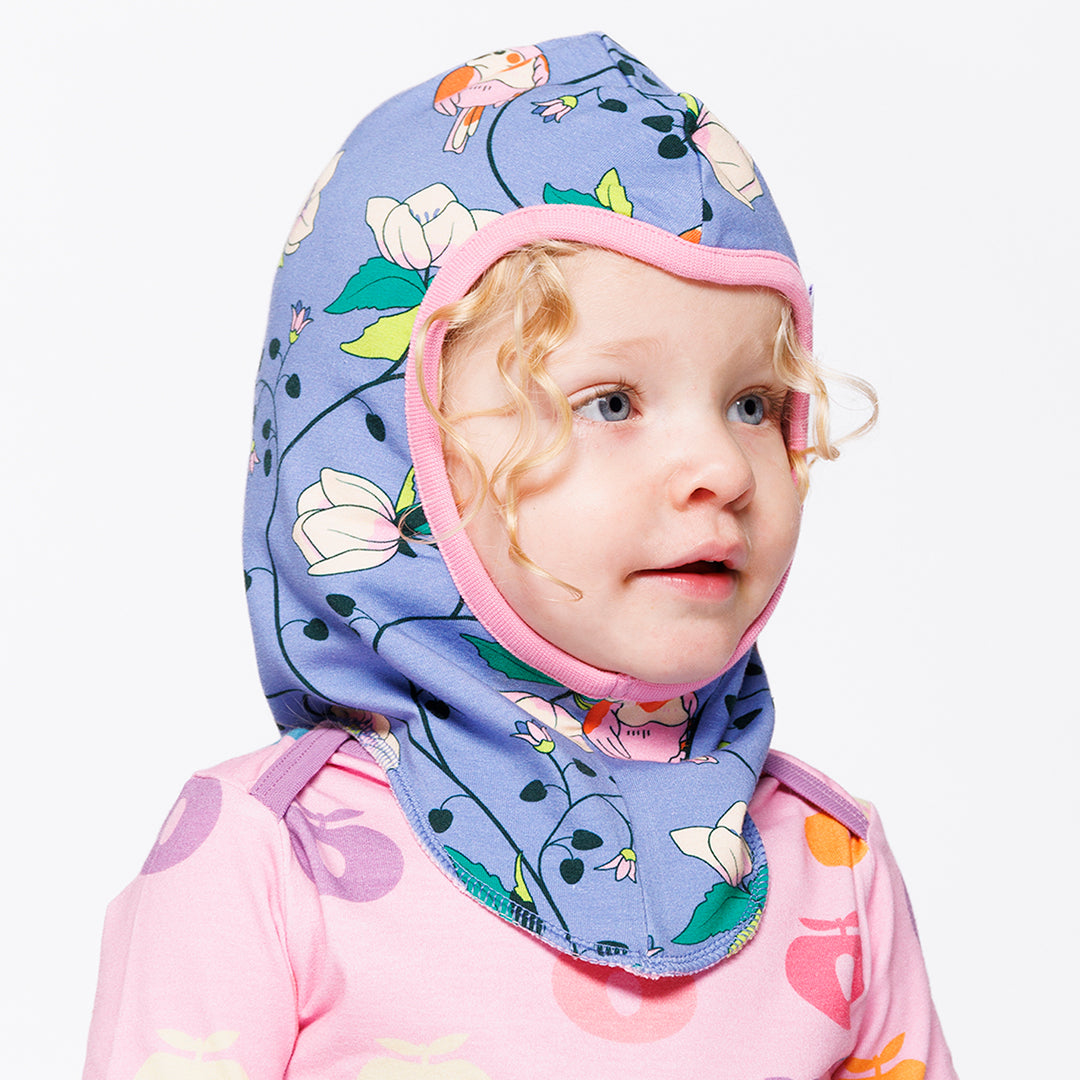 [Smafolk] Utrillo Reverable Balaclava With Winter Roses And Apple