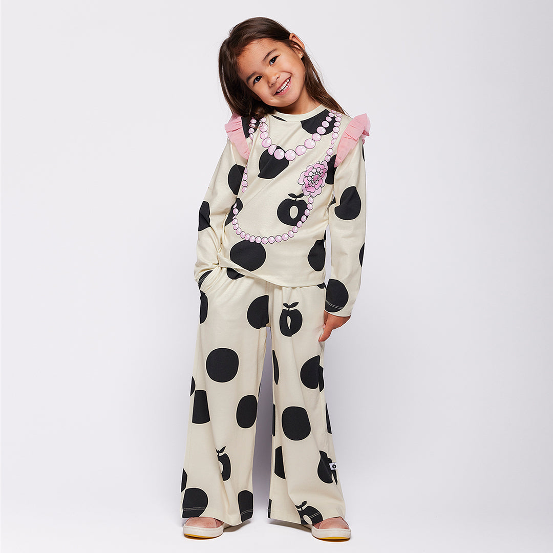 [Smafolk] Valentine Pants With Polka Dots - Vanilla