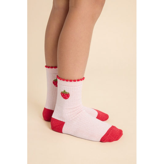 [Floss] Vibe Socks 2-pack -Glitter Berry 2-Pack