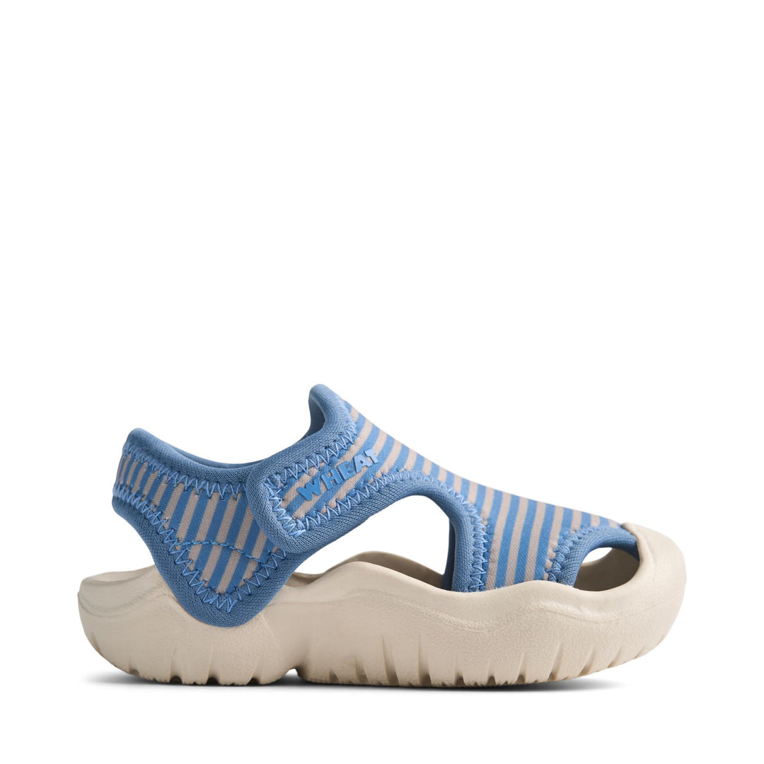 [Wheat]Sandal Bani - Blue Swim Stripe