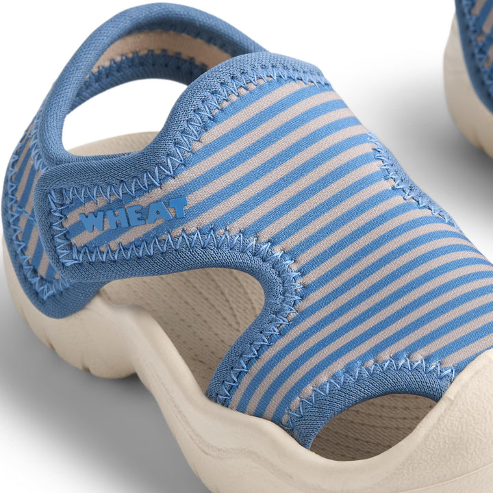 [Wheat]Sandal Bani - Blue Swim Stripe