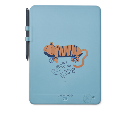 [Liewood] Zora LCD Drawing Board - Tiger/Beach Blue