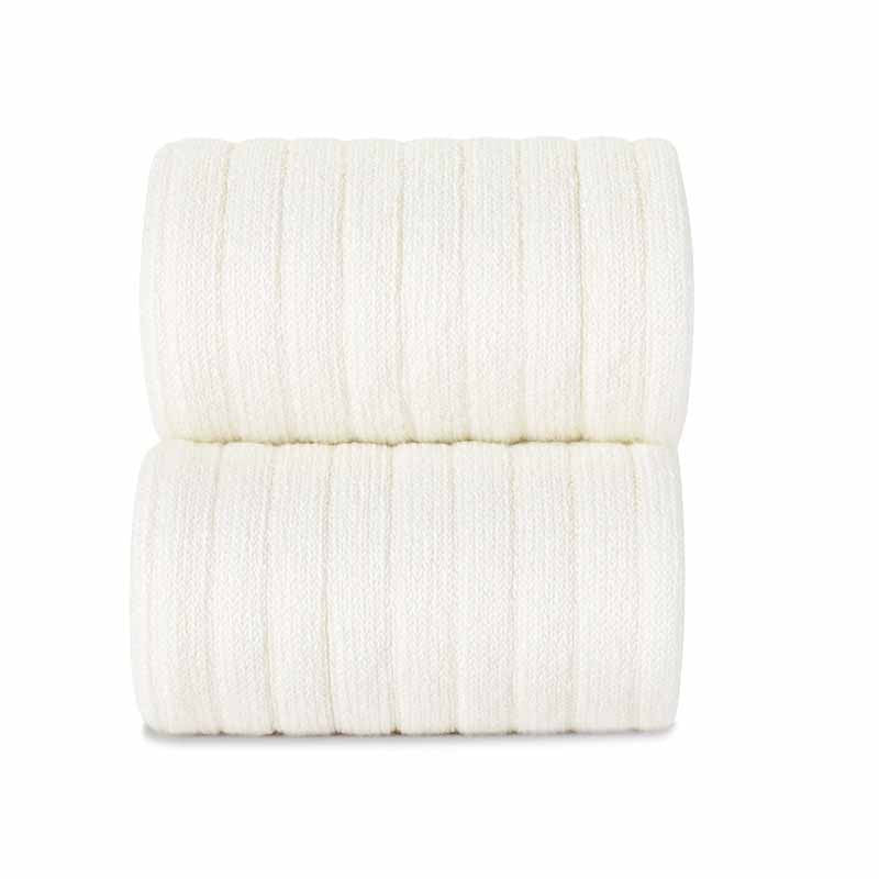 [Condor]Basic Rib Short Socks - [202 Cream]