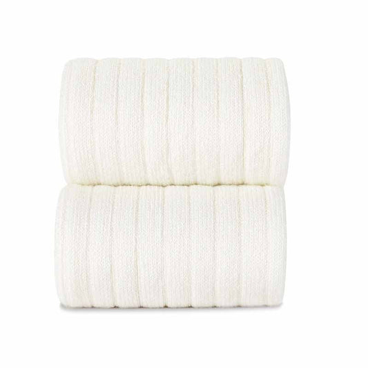 [Condor]Basic Rib Short Socks - [202 Cream]