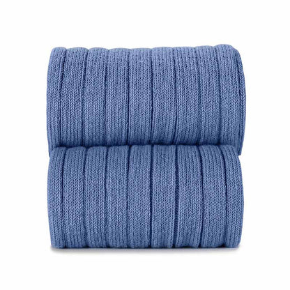 [Condor]Basic Rib Short Socks - [449 French Blue]