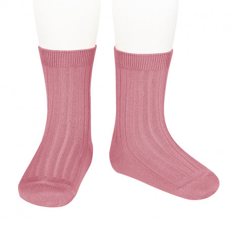 [Condor]Basic Rib Short Socks - [670 Tamarisk]