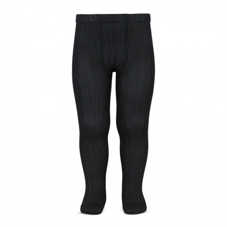 [Condor] Basic Rib Tights - [900 Black]