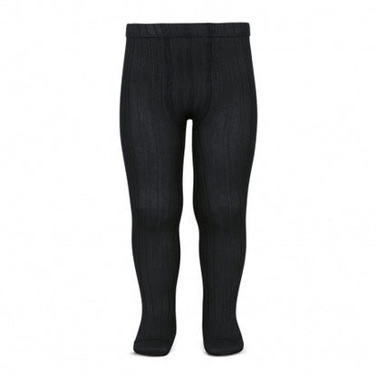 [Condor] Basic Rib Tights - [900 Black]
