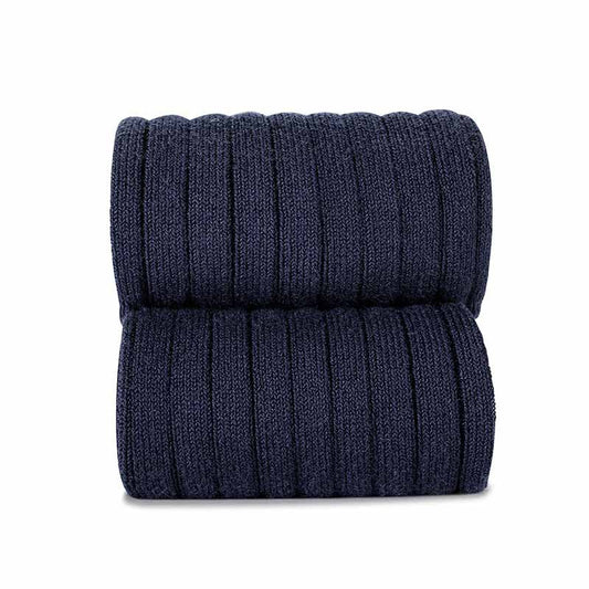[Condor] Basic Rib Tights - [480 Navy Blue]