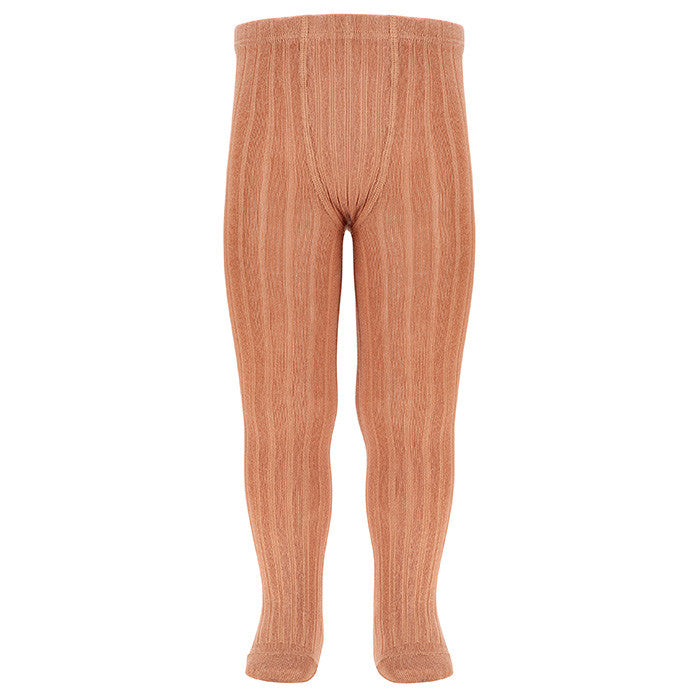 [Condor] Basic Rib Tights - [677 Nougatine]