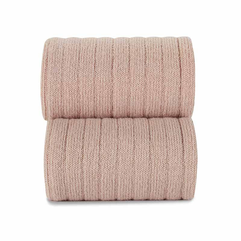 [Condor] Basic Rib Tights - [544 Old Rose]