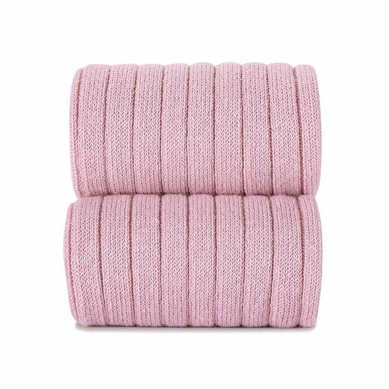 [Condor] Basic Rib Tights - [526 Pale Pink]