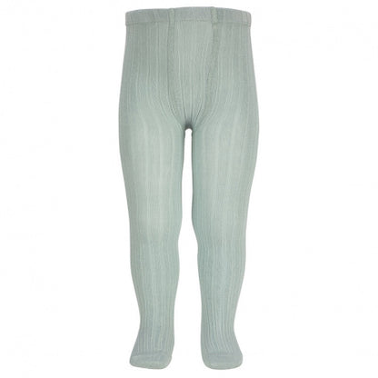 [Condor] Basic Rib Tights - [495 Sea Mist]
