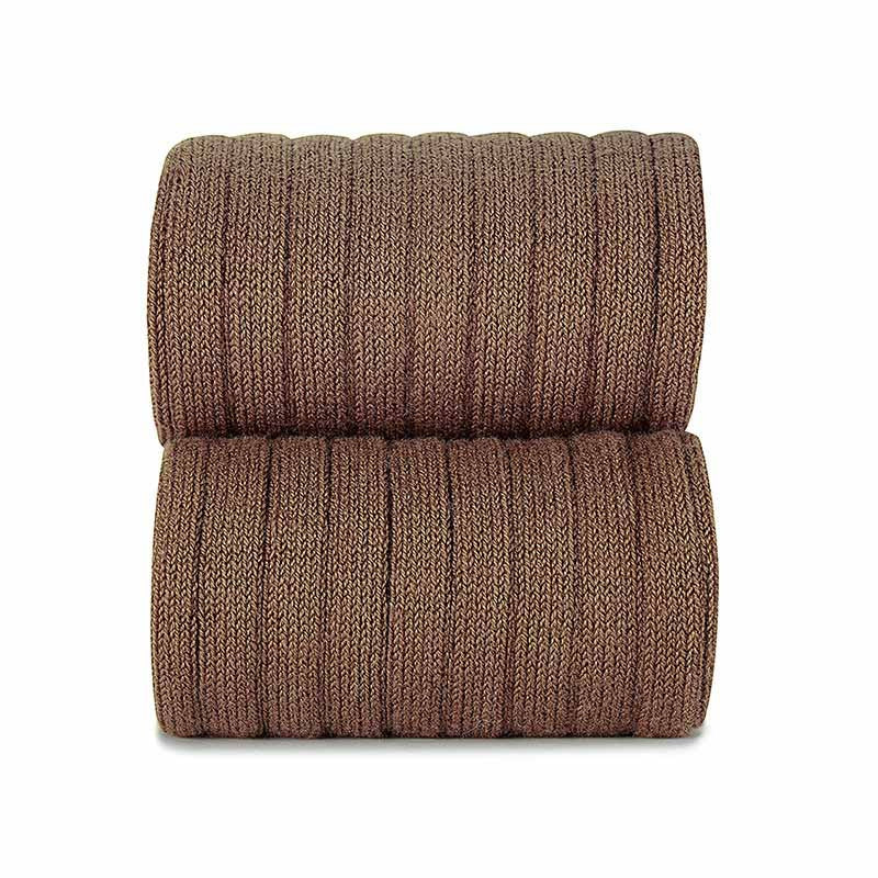 [Condor] Basic Rib Tights - [347 Tobacco]
