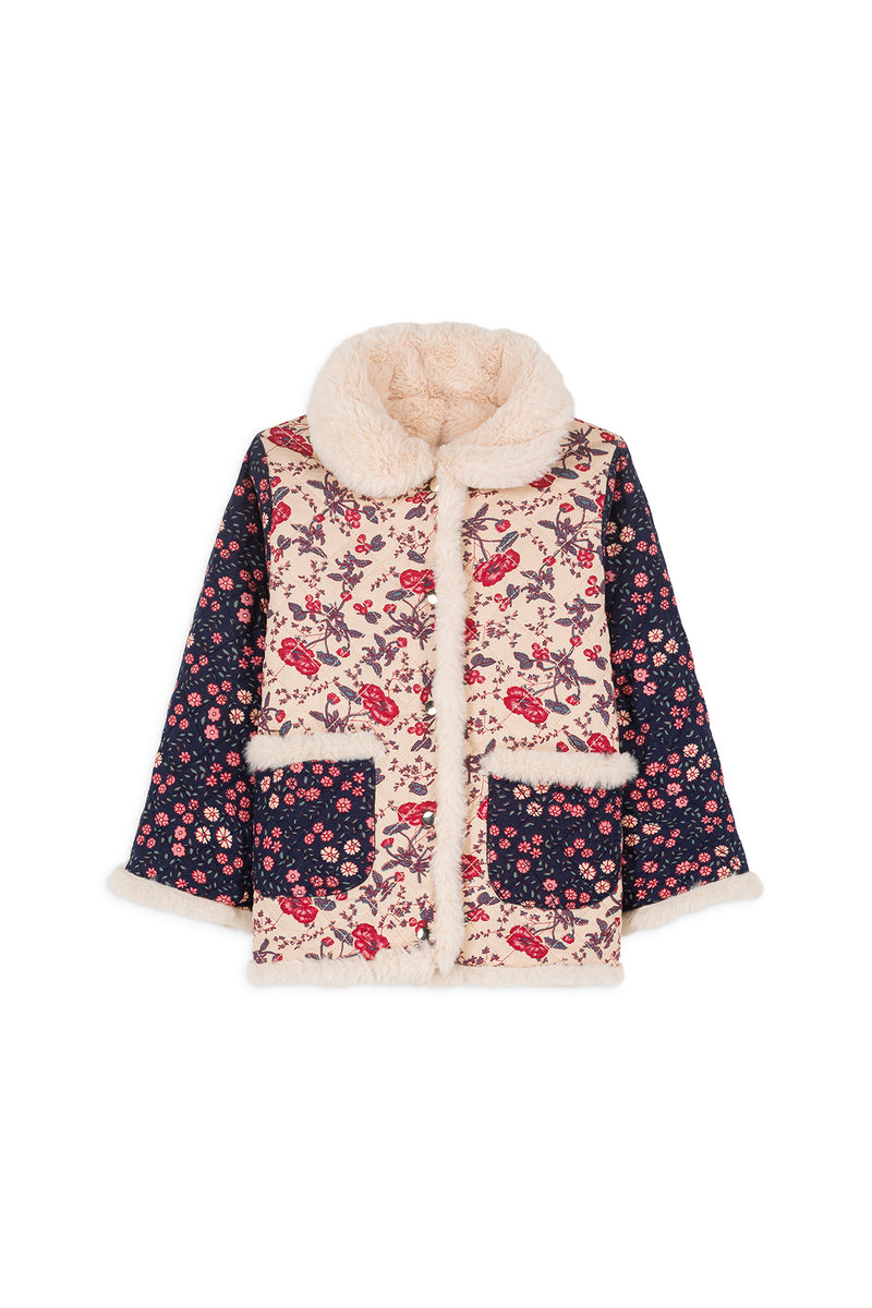 [Louise Misha] Coat Dalila - Midnight star cream pop