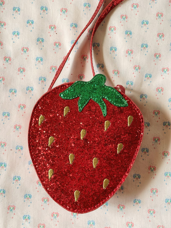 [Konges slojd] Tut Strawberry Shoulder Bag - Barbados Cherry