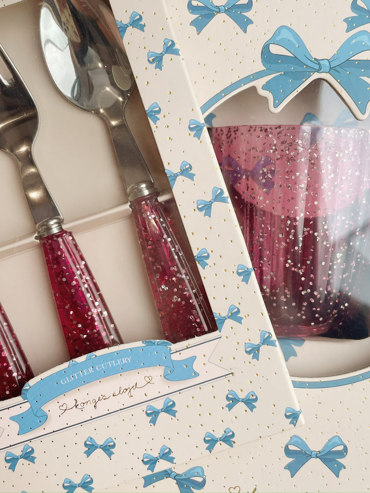 [Konges slojd] Glitter Cutlery - Sparkling Sangria