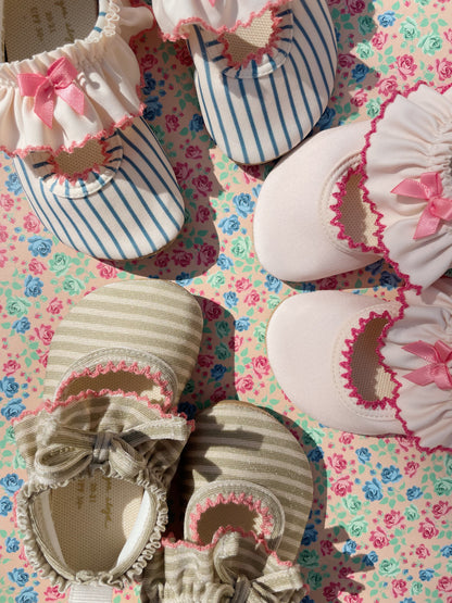 [Konges slojd] Kitty Frill Swim Shoes - Soft Pink