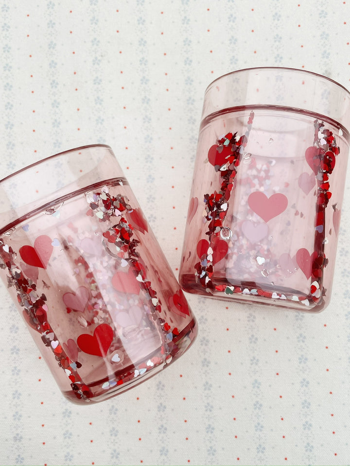 [konges slojd] 2pack glitter cups - Heart