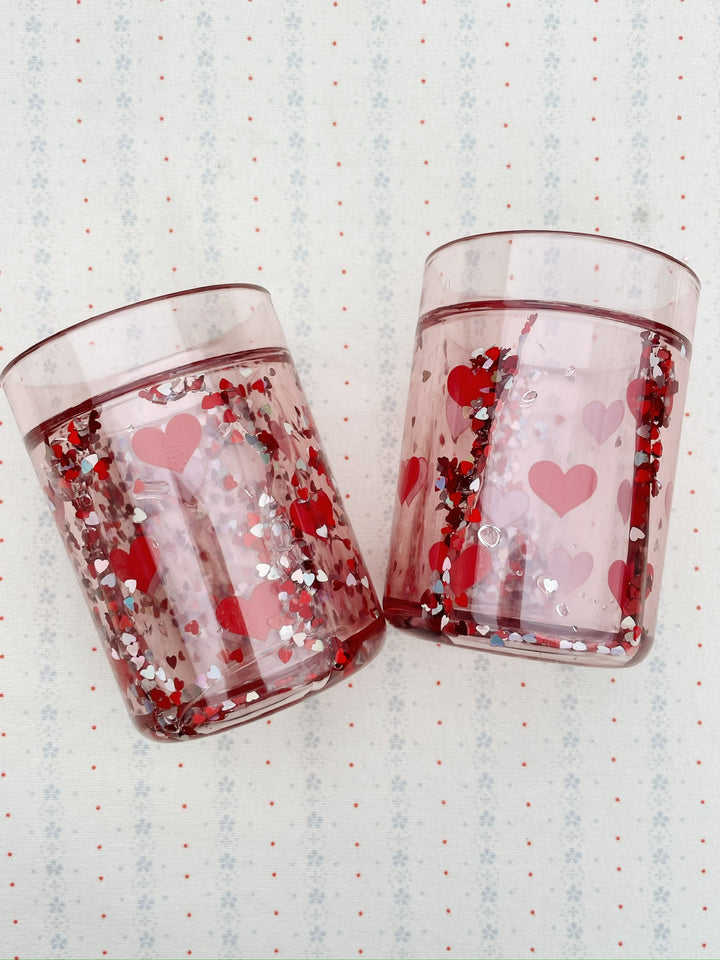 [konges slojd] 2pack glitter cups - Heart