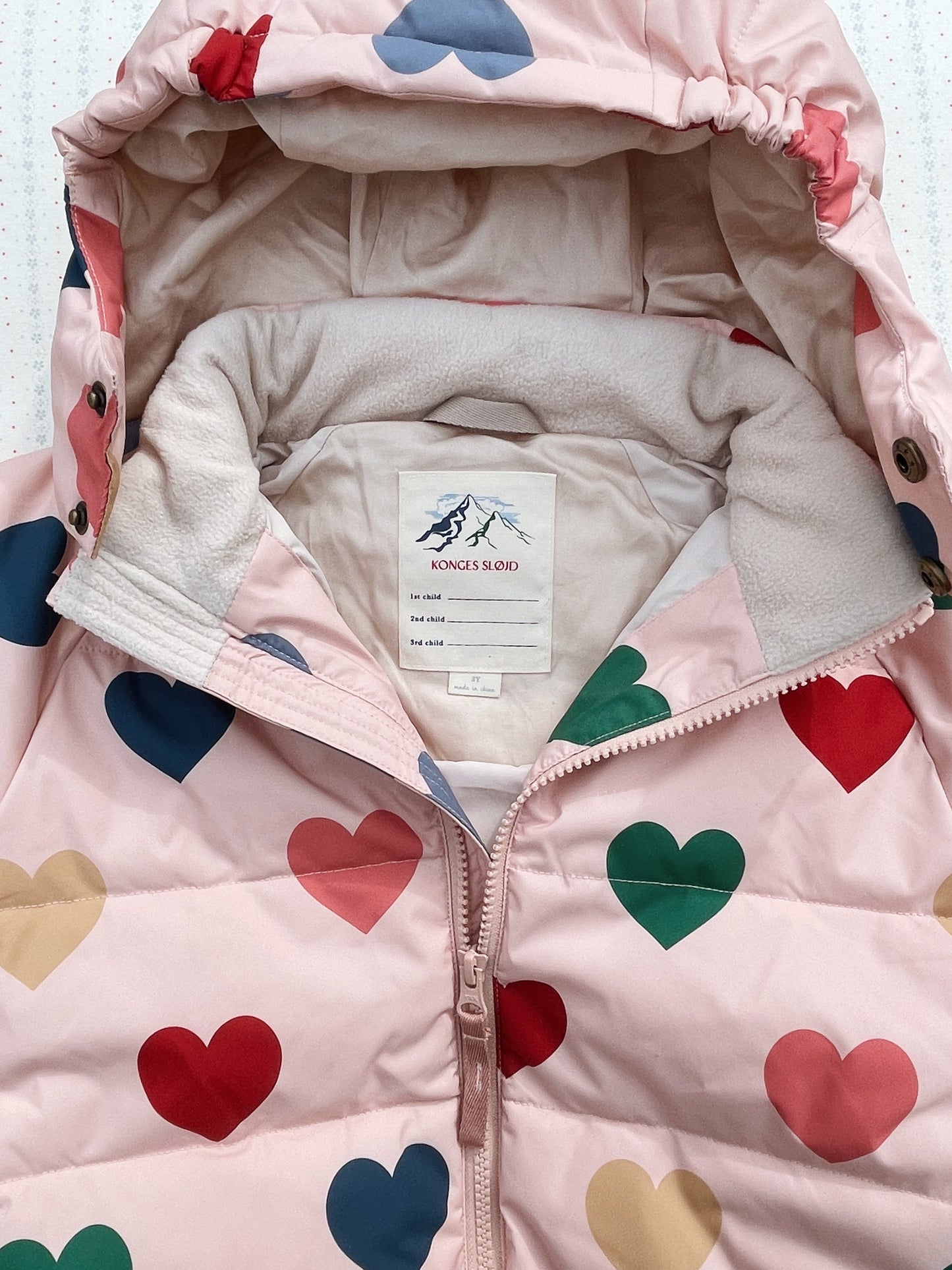 [Konges slojd]Nuka Jacket GRS - Coeur Rose Colore