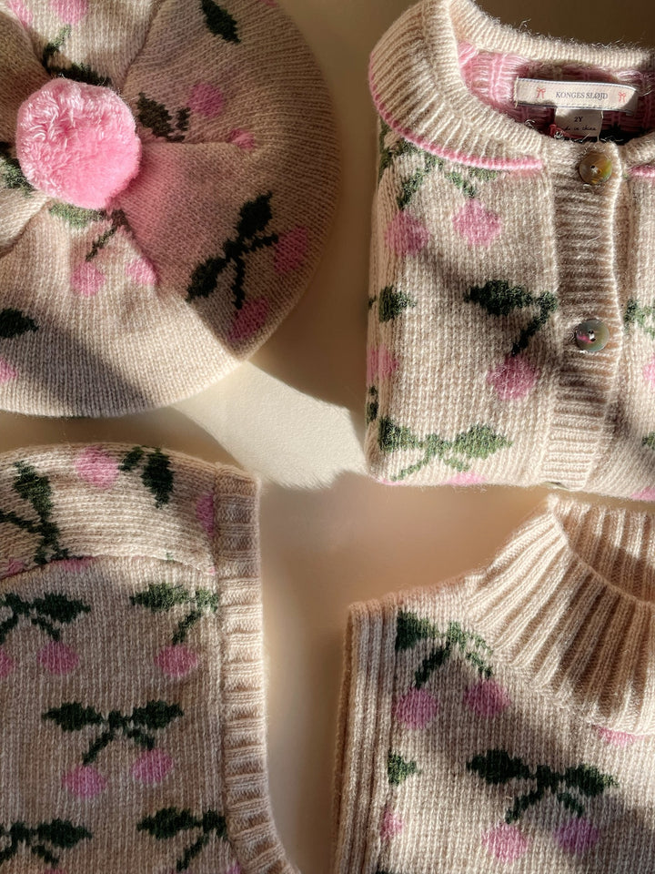 [Konges slojd] Belou Knit Balaclava - Cherry