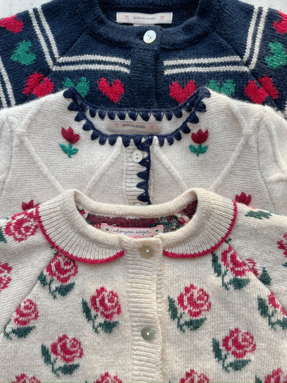 [Konges slojd] Iska Cardigan - Tap Shoe