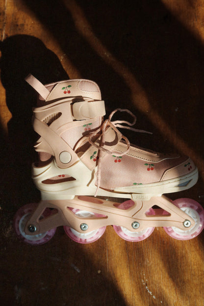 [Konges Slojd]Light up Roller Skates - Cherry Blush