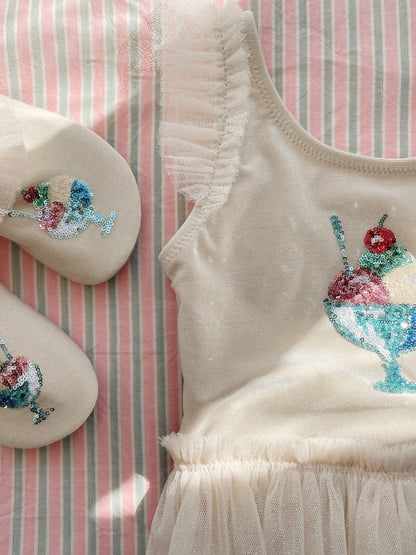 [Konges slojd] Amandine Frill Swim Shoes - Rosewater