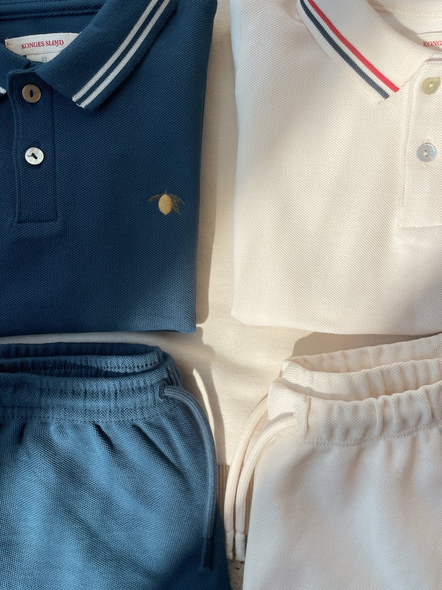 [Konges slojd] Florian Polo Shirt GOTS - Antique White