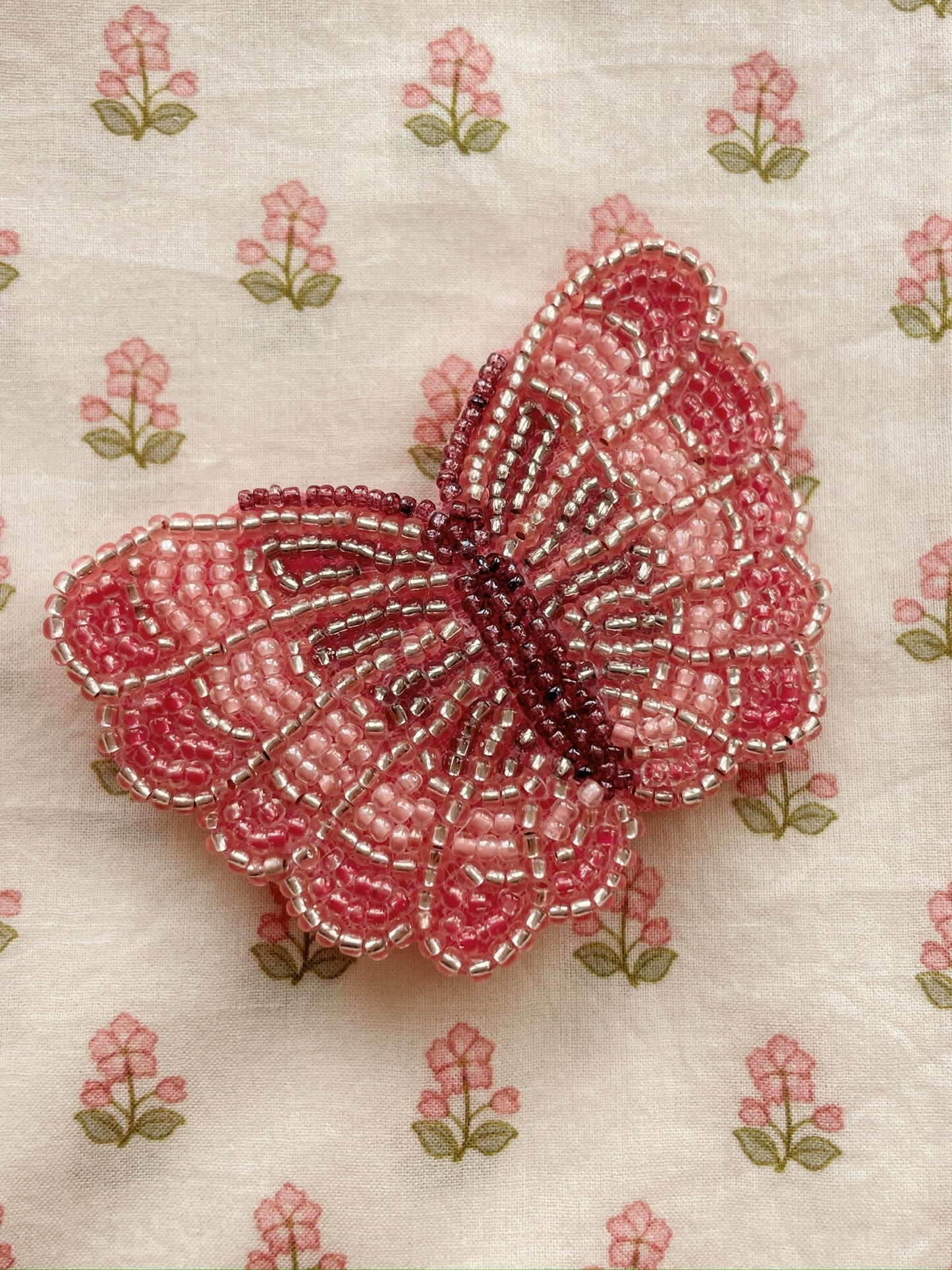 [Konges Slojd]Butterfly Beaded Hair Clip - Butterfly