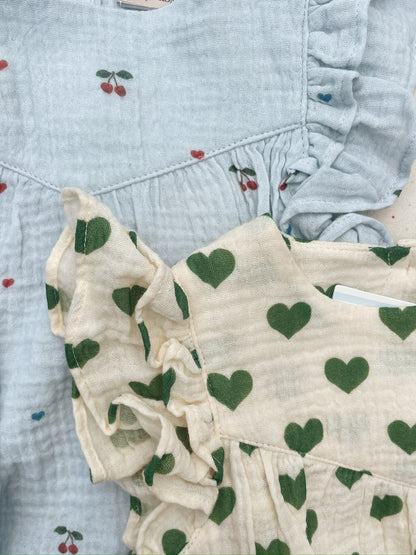 [Konges slojd] Coco Romper GOTS - Amour Verde